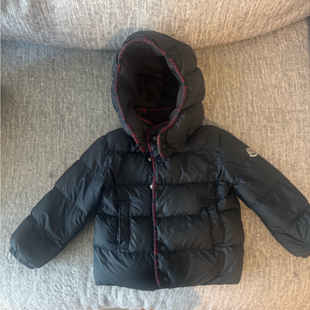 Moncler Kids Black Puffer Jacket